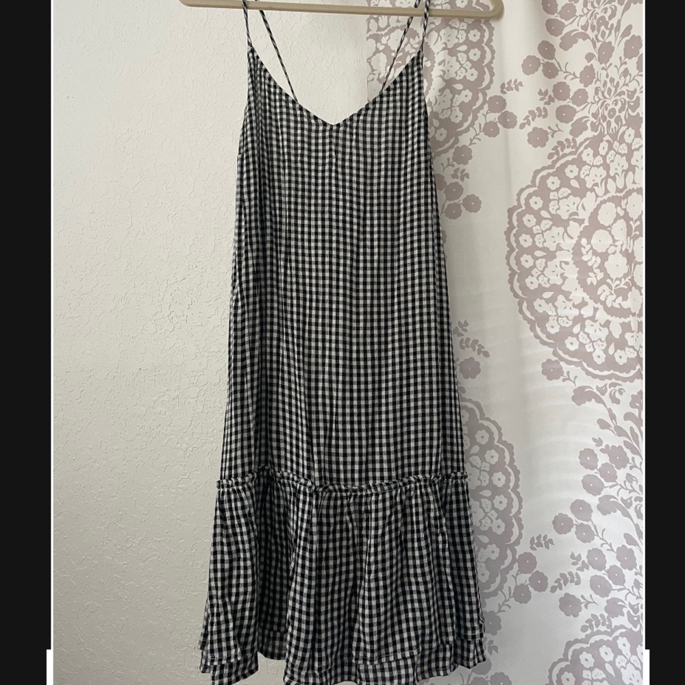 Hollister gingham shift dress